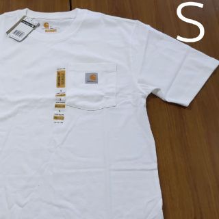 カーハート(carhartt)の新品ＳWH カーハート ポケット Ｔシャツ ホワイト(Tシャツ/カットソー(半袖/袖なし))