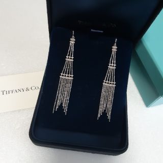 ティファニー(Tiffany & Co.)のティファニー フリンジ カットボール WG ホワイトゴールド 750 ピアス(ピアス)