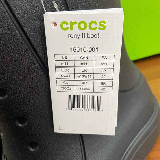 crocs(クロックス)の最終値下げ🥾crocsレインブーツ🥾29cm  新品未使用タグ付き メンズの靴/シューズ(長靴/レインシューズ)の商品写真