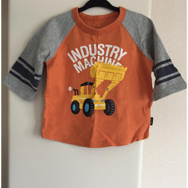 ベルメゾン(ベルメゾン)のキッズ 7分袖 シャツ サイズ100  キッズ/ベビー/マタニティのキッズ服男の子用(90cm~)(Tシャツ/カットソー)の商品写真