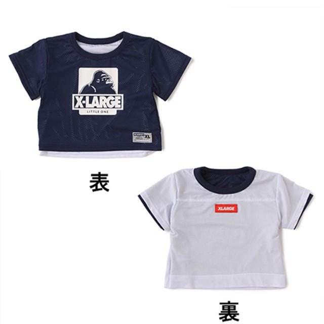 X-girl Stages(エックスガールステージス)の新品☆エクストララージキッズ リバーシブル  Tシャツ キッズ/ベビー/マタニティのキッズ服男の子用(90cm~)(Tシャツ/カットソー)の商品写真