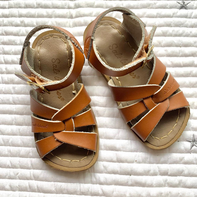 こども ビームス(コドモビームス)の【美品】salt water sandal オリジナル 7 キッズ/ベビー/マタニティのキッズ靴/シューズ(15cm~)(サンダル)の商品写真