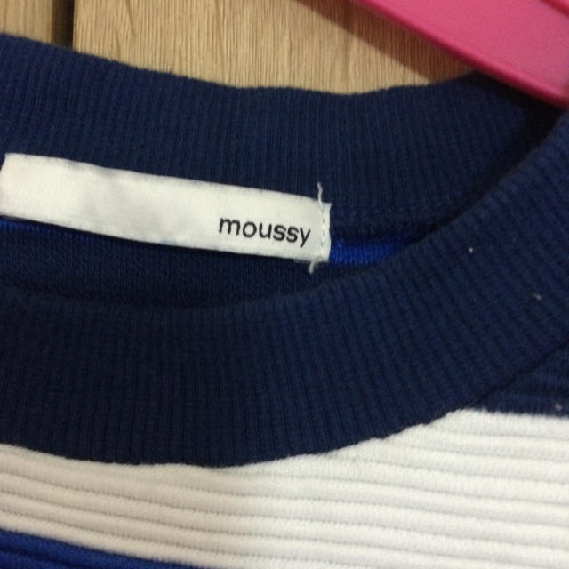 moussy(マウジー)のボーダートップス レディースのトップス(Tシャツ(半袖/袖なし))の商品写真