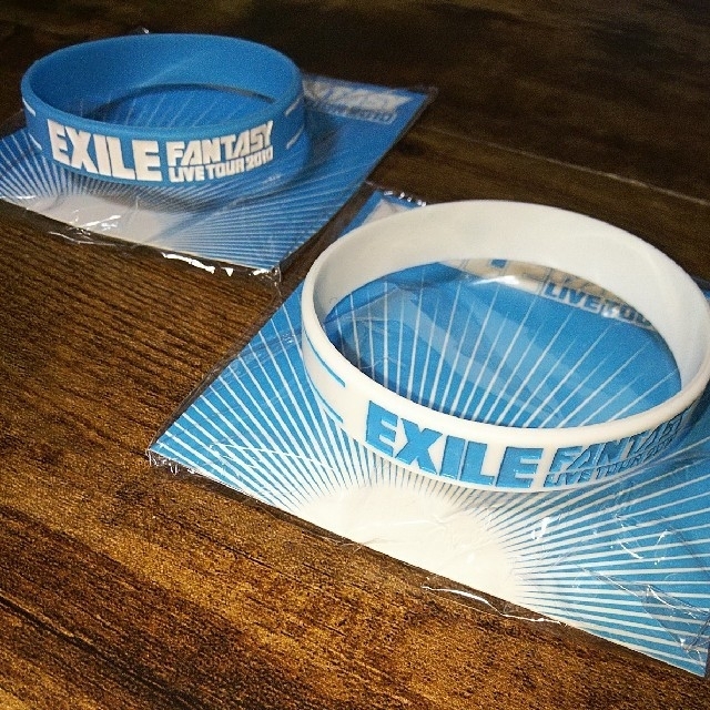 EXILE(エグザイル)のEXILE ペットボトルホルダー & ゴムブレス エンタメ/ホビーのタレントグッズ(ミュージシャン)の商品写真