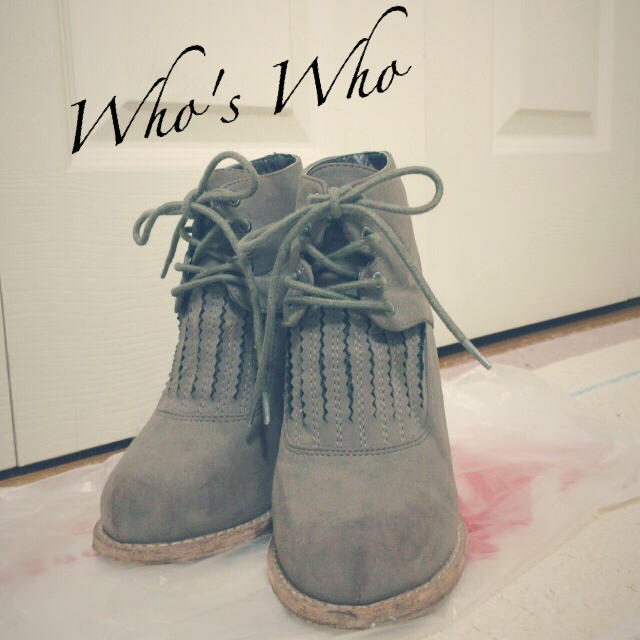 WHO'S WHO(フーズフー)のWho's Who ショートブーツ  レディースの靴/シューズ(ブーツ)の商品写真