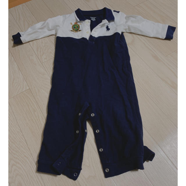 POLO RALPH LAUREN(ポロラルフローレン)のラルフローレン 長袖カバーオール キッズ/ベビー/マタニティのベビー服(~85cm)(カバーオール)の商品写真