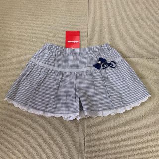 ミキハウス(mikihouse)の夕姫様専用（100）新品未使用ミキハウス　チェック　キュロット(パンツ/スパッツ)