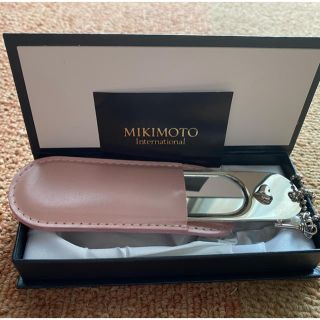 ミキモトコスメティックス(MIKIMOTO COSMETICS)のミキモト真珠付き携帯ミラー(ミラー)