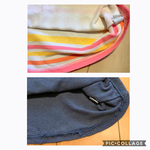 GAP(ギャップ)のGAP ガールズタンクトップ 120 2枚セット キッズ/ベビー/マタニティのキッズ服女の子用(90cm~)(Tシャツ/カットソー)の商品写真