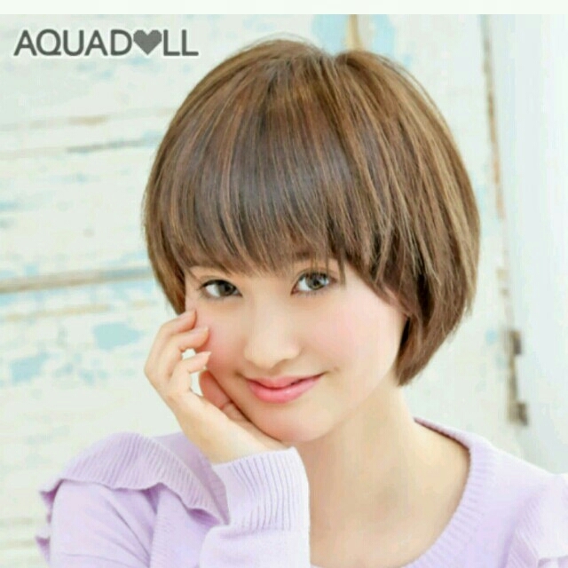 AQUADOLL 前髪ウィッグ  コスメ/美容のヘアケア/スタイリング(カーラー(マジック/スポンジ))の商品写真