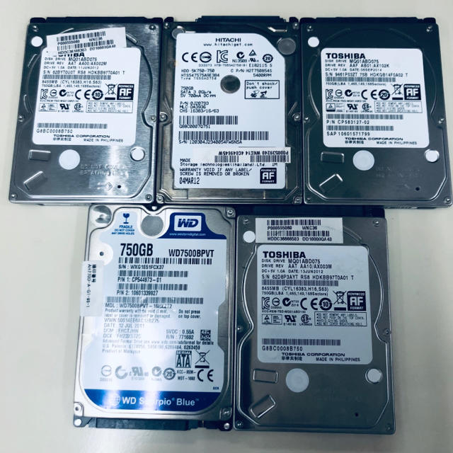 HDD5点まとめ売り