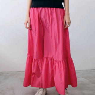 シンゾーン(Shinzone)の【新品】ShinzoneTAFFETA GATHERED SKIRT(ロングスカート)