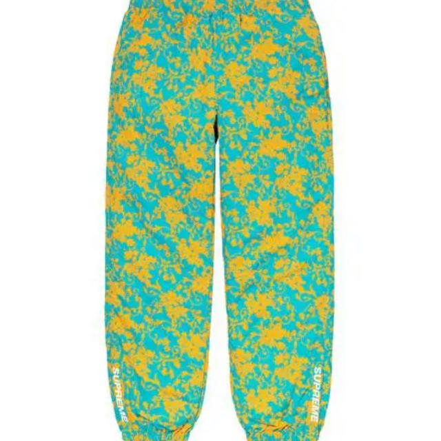 Supreme Warm Up Pant Teal Floral M パンツ