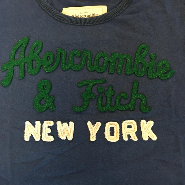 Abercrombie&Fitch(アバクロンビーアンドフィッチ)のアバクロ　abercrombie&fitch Tシャツ　メンズ　L メンズのトップス(Tシャツ/カットソー(半袖/袖なし))の商品写真