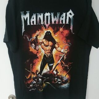 MANOWAR マノウォー 2002年ツアーＴ－シャツ(Tシャツ/カットソー(半袖/袖なし))