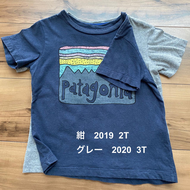 patagonia(パタゴニア)のcheccori様専用★パタゴニアTシャツ とラルフ短パン キッズ/ベビー/マタニティのキッズ服男の子用(90cm~)(Tシャツ/カットソー)の商品写真