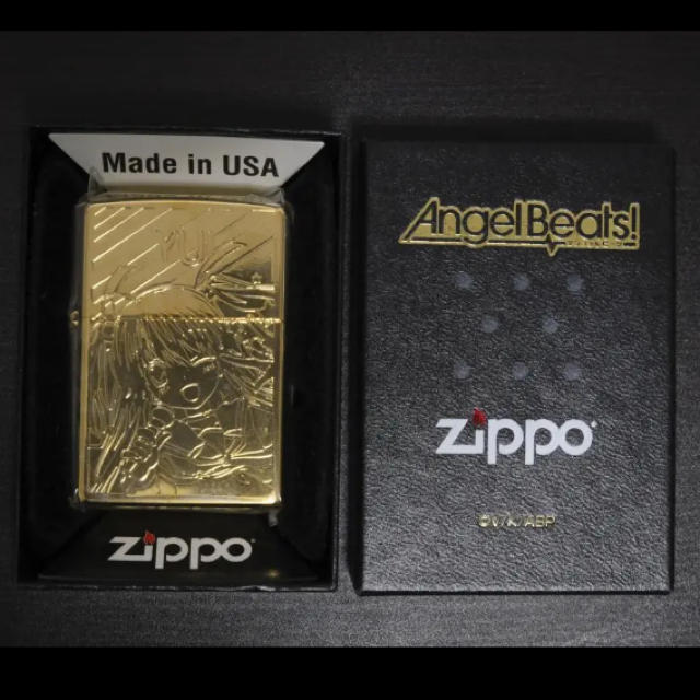 新品】Angel Beats! YUI Gold Limited ZIPPO-