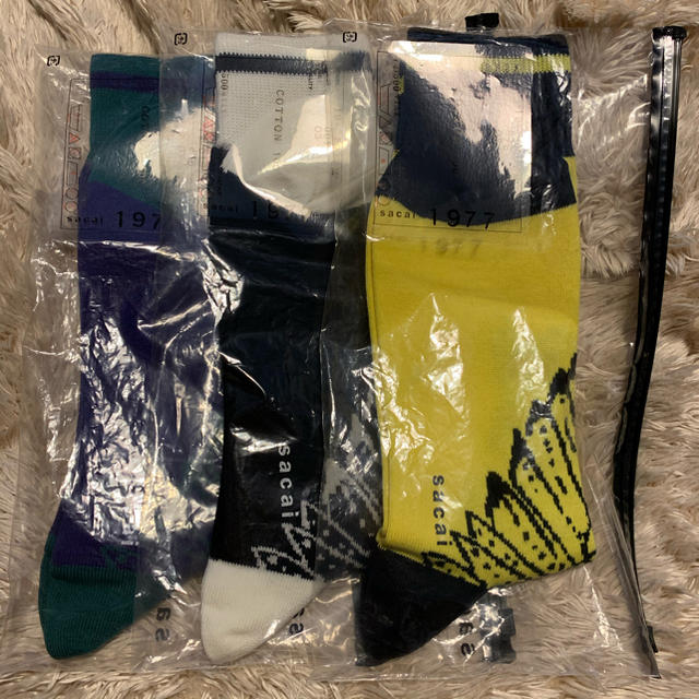 sacai(サカイ)のsacai socks dr.woo 3色セット メンズのレッグウェア(ソックス)の商品写真