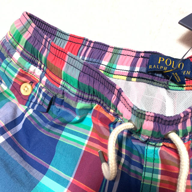 POLO RALPH LAUREN(ポロラルフローレン)のポロ ラルフ ローレン スイムパンツ /チェック  160 メンズの水着/浴衣(水着)の商品写真