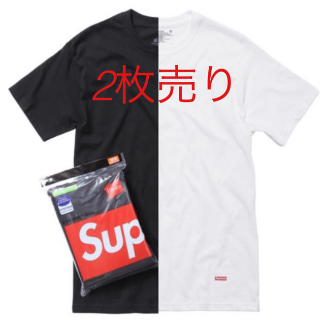 Supreme(シュプリーム)のシュプリーム ヘインズ コラボ T Mサイズ メンズのトップス(Tシャツ/カットソー(半袖/袖なし))の商品写真