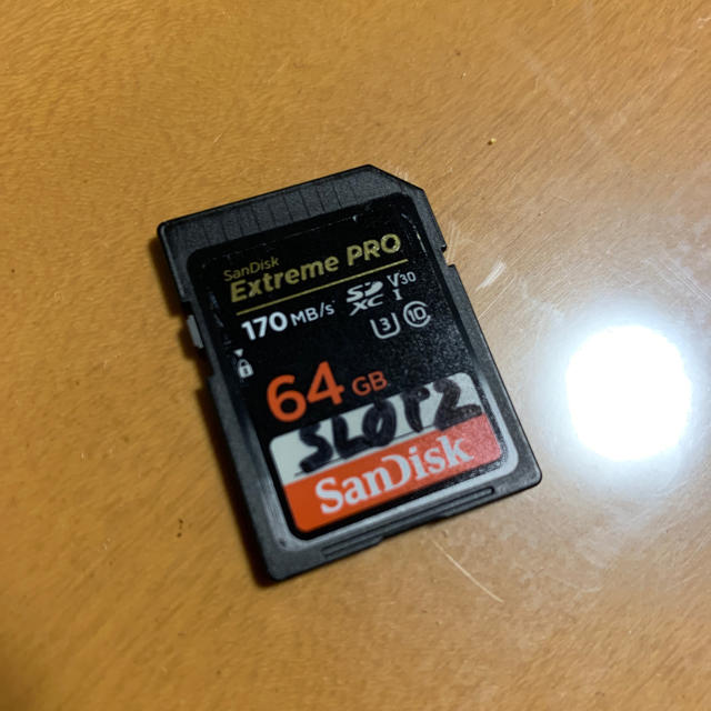 SanDisk(サンディスク)のSanDisk 64GB Extreme PRO SDXC 170MB/s  スマホ/家電/カメラのカメラ(その他)の商品写真