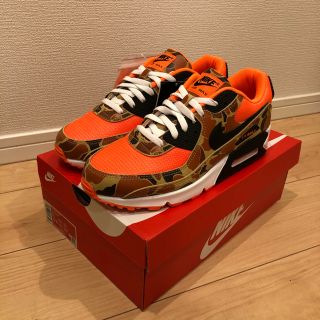 ナイキ(NIKE)のNIKE AIR MAX 90 DUCK CAMO TOTAL ORANGE(スニーカー)