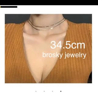 brosky jewelry snakechain chokernecklaceの通販 by ysk shop｜ラクマ