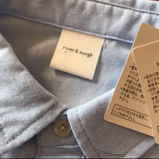rivet & surge(リベットアンドサージ)の新品♡リベット&サージ♡サンドイッチワンポイントシャツ レディースのトップス(シャツ/ブラウス(長袖/七分))の商品写真