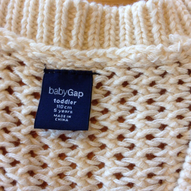 babyGAP(ベビーギャップ)のgap 春カーディガン110サイズ♪ キッズ/ベビー/マタニティのキッズ服女の子用(90cm~)(カーディガン)の商品写真