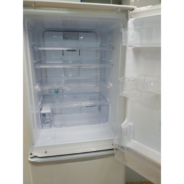 非対面販売 冷蔵庫　シャープ　どっちもドア　ホワイト　プラズマクラスター　LED　両開き