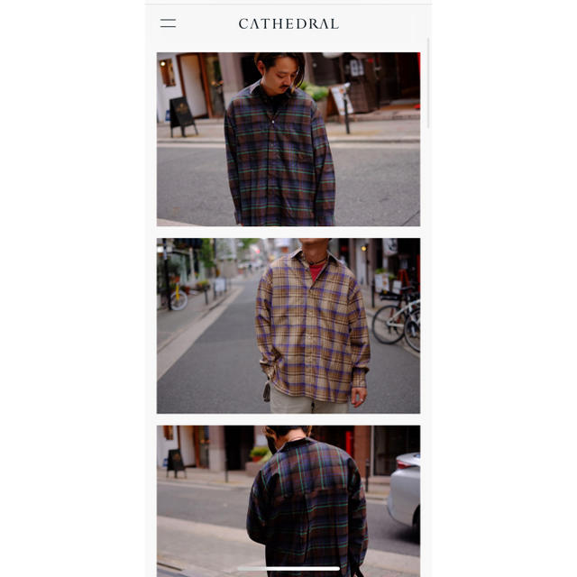 COMOLI(コモリ)の AURALEE SUPER LIGHT WOOL CHECK SHIRTS  メンズのトップス(シャツ)の商品写真