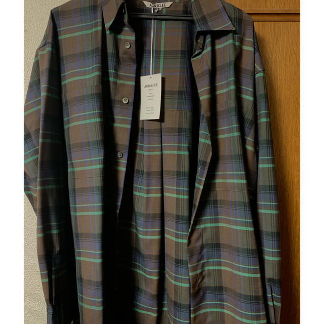 COMOLI(コモリ)の AURALEE SUPER LIGHT WOOL CHECK SHIRTS  メンズのトップス(シャツ)の商品写真