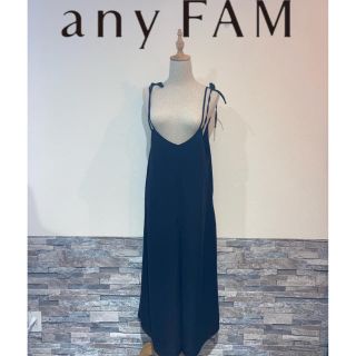 エニィファム(anyFAM)のanyFAM サロペット オールインワン ワイドパンツ 美品(サロペット/オーバーオール)