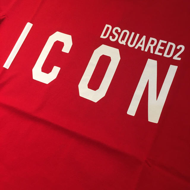 DSQUARED2(ディースクエアード)のDSQUARED2 ディースクエアード 新品 ロゴ ICON Tシャツ レッド メンズのトップス(Tシャツ/カットソー(半袖/袖なし))の商品写真