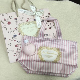 レメルヴェイユーズラデュレ(Les Merveilleuses LADUREE)のラデュレ♡トートバッグ&ボディーソープ(トートバッグ)