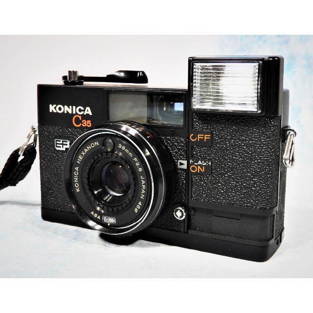 KONICA MINOLTA(コニカミノルタ)のピッカリコニカ！「KONICA C35 EF」完動美品！ スマホ/家電/カメラのカメラ(フィルムカメラ)の商品写真