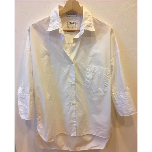 マディソンブルー　J.BRADLEY CUFF SHIRT 白01