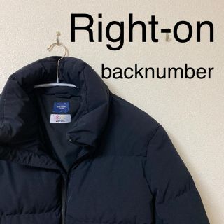 Right-on back number ダウンコート ダウンジャケット L