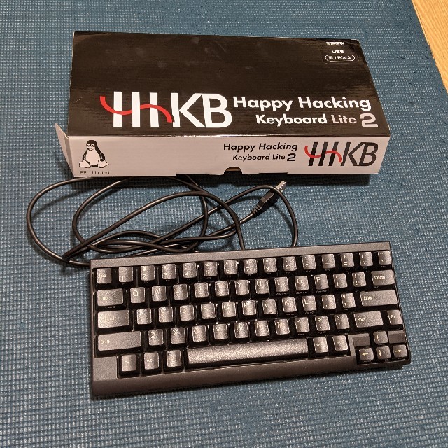 富士通(フジツウ)のHHKB Lite 2 US配列 黒 スマホ/家電/カメラのPC/タブレット(PC周辺機器)の商品写真