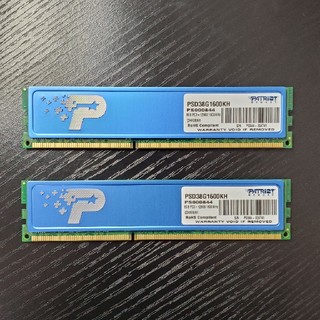 PATRIOT メモリ DDR3 4GB 2枚 8GB(PCパーツ)