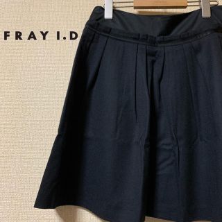 フレイアイディー(FRAY I.D)の【美品】FRAY I.D ギャザーフレアミニスカート 日本製(ミニスカート)