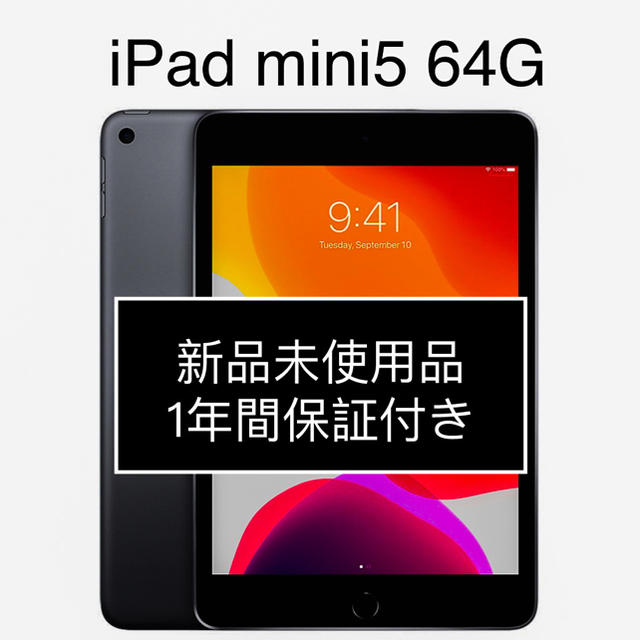 新品未使用)iPad mini5 64GB スペースグレイ - www.sorbillomenu.com