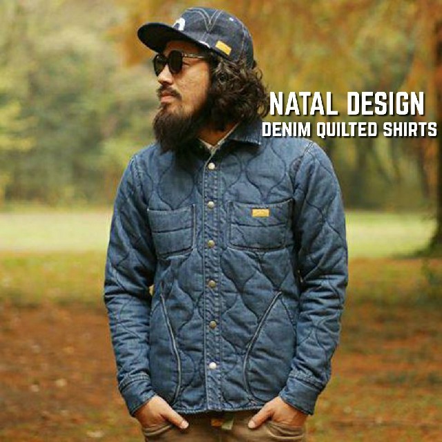 NATAL DESIGN  ネイタルデザイン キルテッドシャツ コーデュロイ