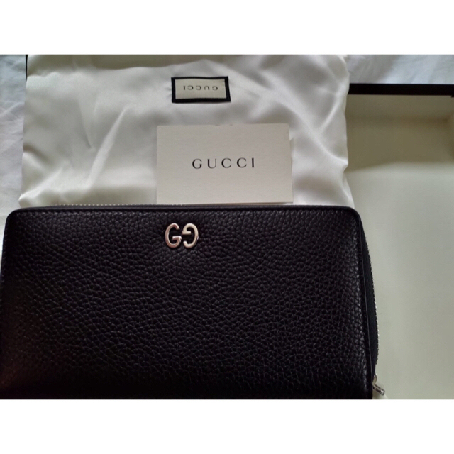 GUCCI ビー（ハチ）＆スター レザー ジップアラウンドウォレット