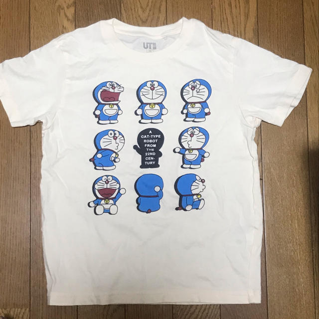 UNIQLO(ユニクロ)のUNIQLO 半袖Tシャツ 120 ドラえもん キッズ/ベビー/マタニティのキッズ服男の子用(90cm~)(Tシャツ/カットソー)の商品写真