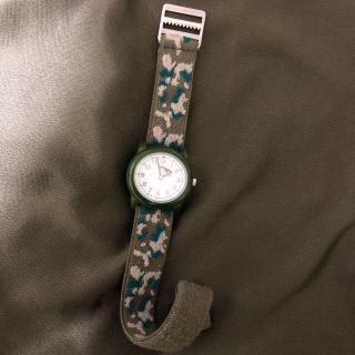 タイメックス(TIMEX)のTIMEX キッズ　迷彩　腕時計(腕時計)