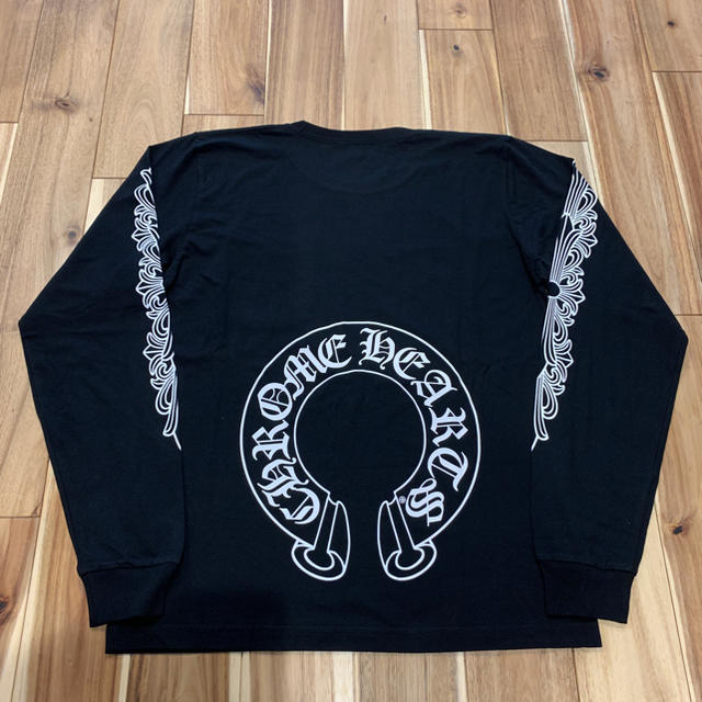 Chrome Hearts Tシャツ 超特大ホースシュー 両面ロゴ クロムハーツ