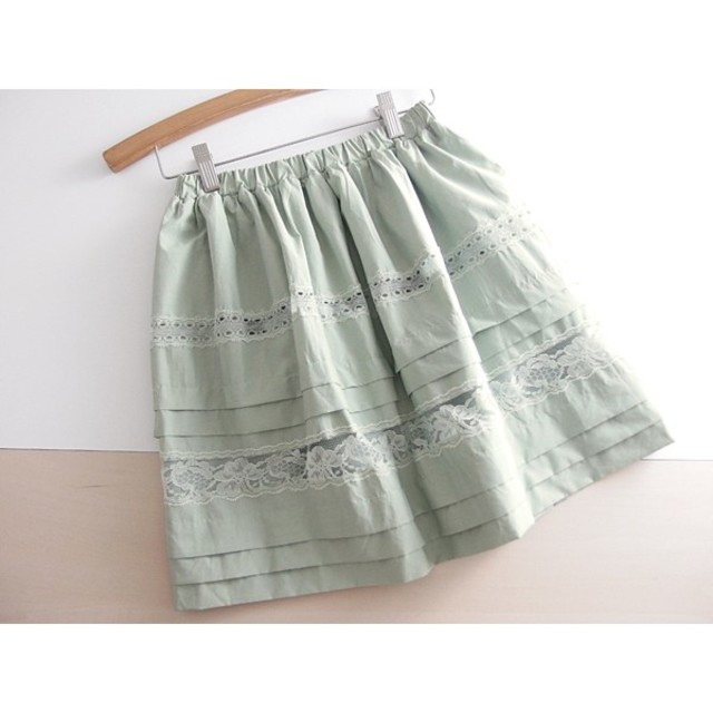 SNIDEL(スナイデル)の春夏　⚫snidel⚫　スナイデル　ミニスカート　F　♪ミント系　匿名配送 レディースのスカート(ミニスカート)の商品写真