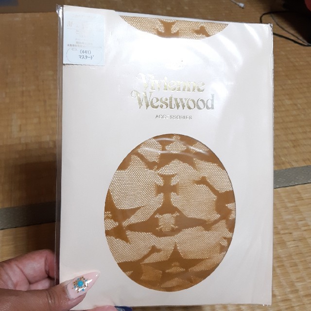 Vivienne Westwood(ヴィヴィアンウエストウッド)のVivienne Westwood ｽﾄｯｷﾝｸﾞ　ﾏｽﾀｰﾄﾞ レディースのレッグウェア(タイツ/ストッキング)の商品写真