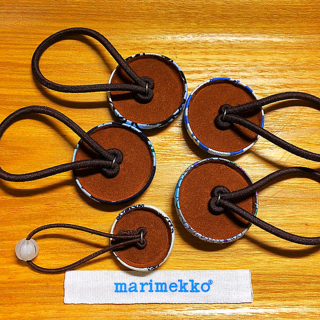 marimekko(マリメッコ)のヘアゴム  ハンドメイドのアクセサリー(ヘアアクセサリー)の商品写真